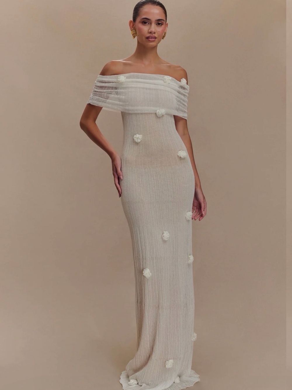 Meshki - Brynn Orchid Knit Maxi Dress. Size S. NWT.
